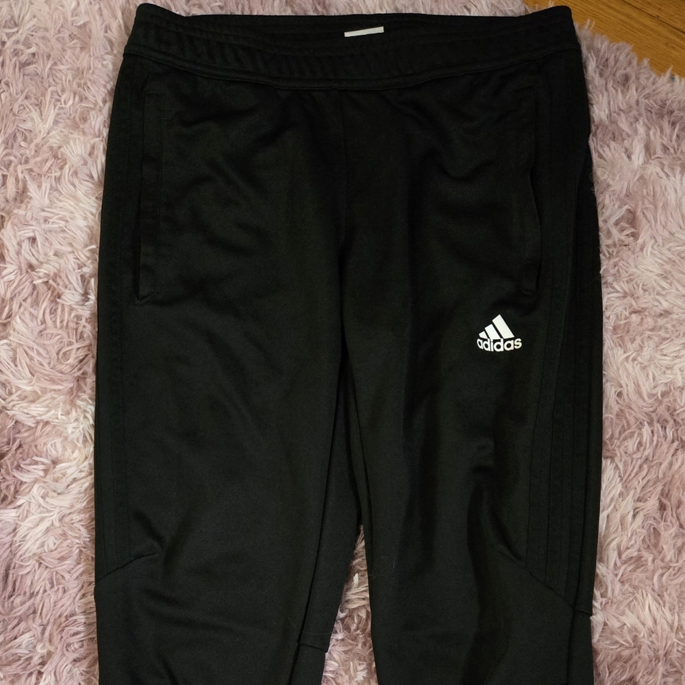 2 pairs of size Small Black ADIDAS joggers